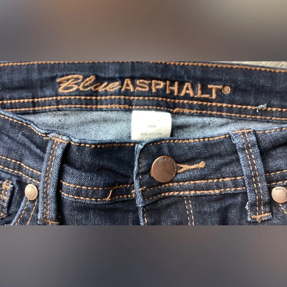 Blue Asphalt Juniors Size 7 Long Skinny Jeans - Picture 2 of 4